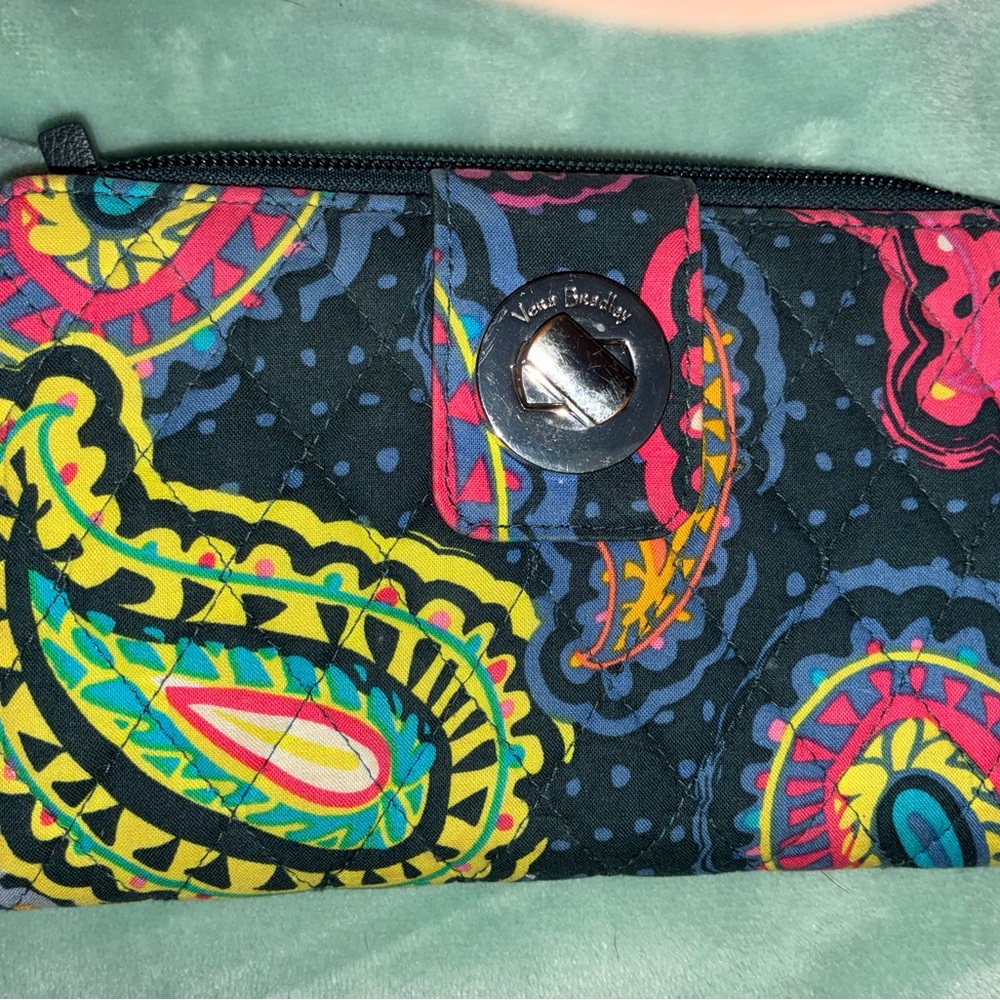 Vera Bradley Multicolor Paisley Clutch